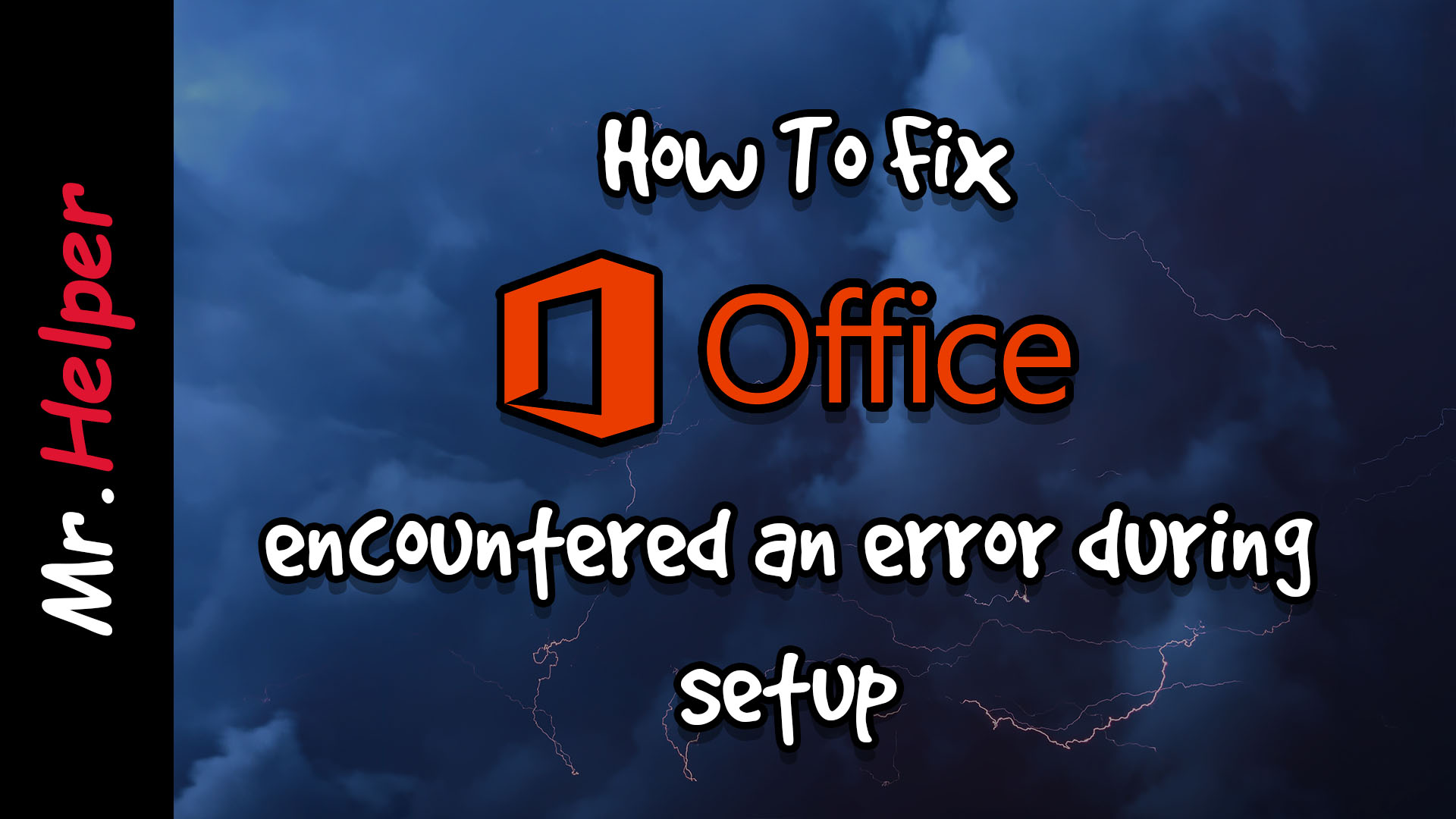 microsoft office professional plus 2016 encountered an error during setup