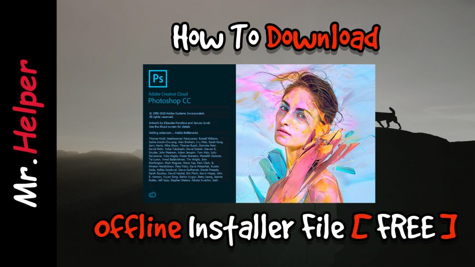 How To Download Adobe Photoshop CC Offline Installer File Featured Image