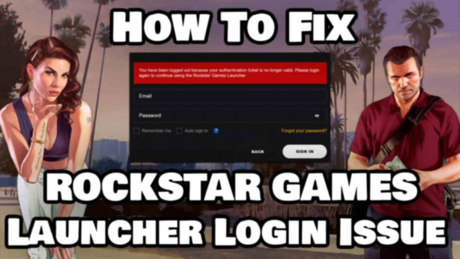 How To Fix Rockstar Games Launcher Login Issue Featured Image